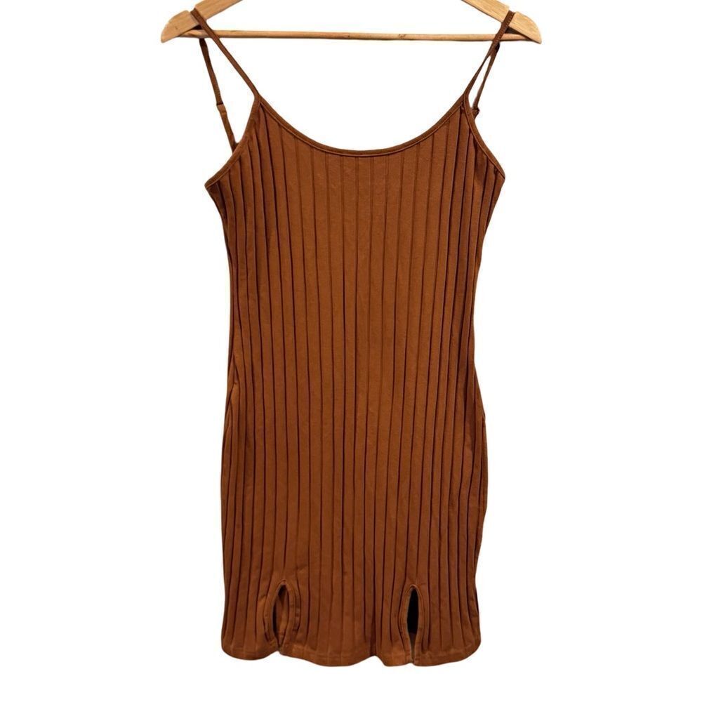 Shien Tan Double slit Cotton stretch dress Size L